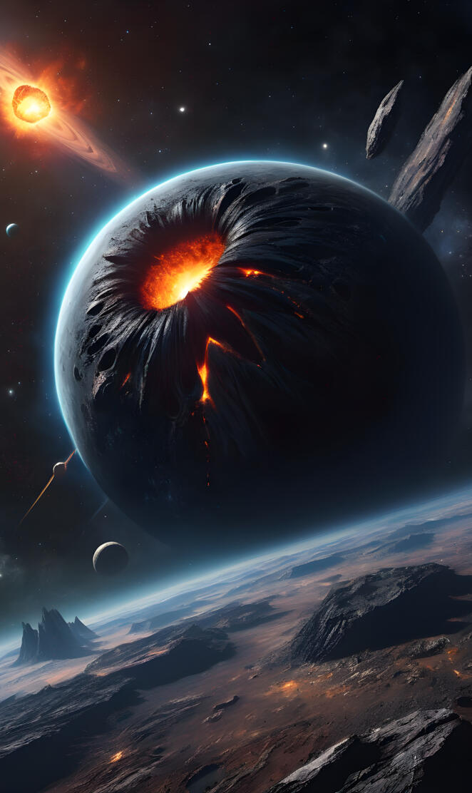 blackhole in a planet