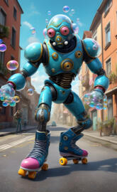 Humanoid Roller Derby