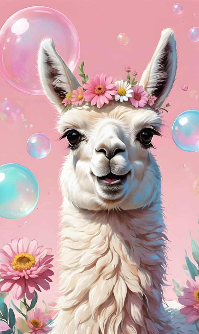 smirking llama