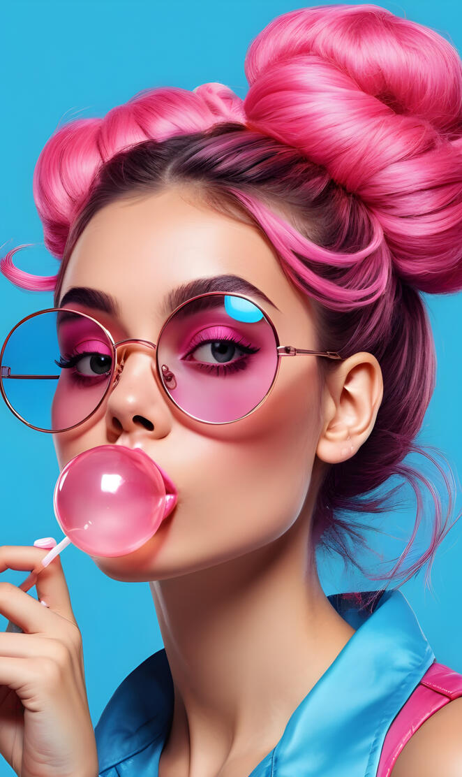retro bubblegum
