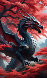 dragon among the maples