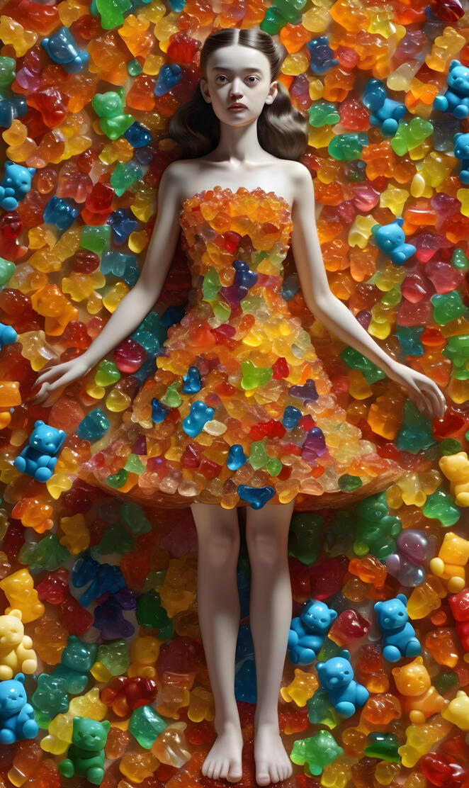 gummy bears dress