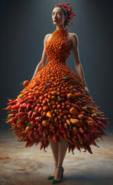 spanish pepper dress