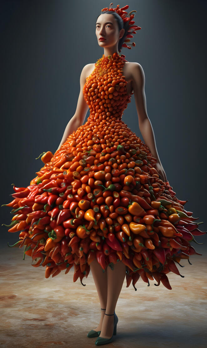 spanish pepper dress