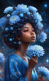 Blue Chrysanthemums Dream