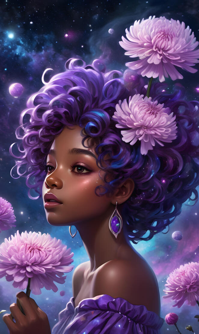 Purple Chrysanthemums Dream