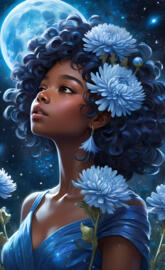 Blue Chrysanthemums Dream