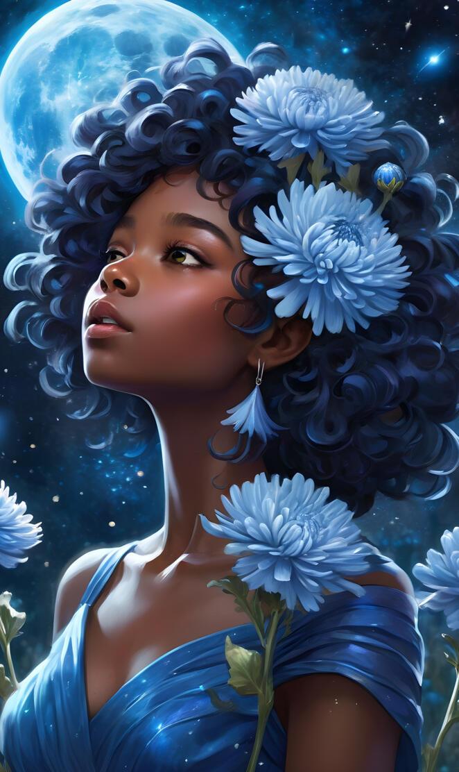 Blue Chrysanthemums Dream