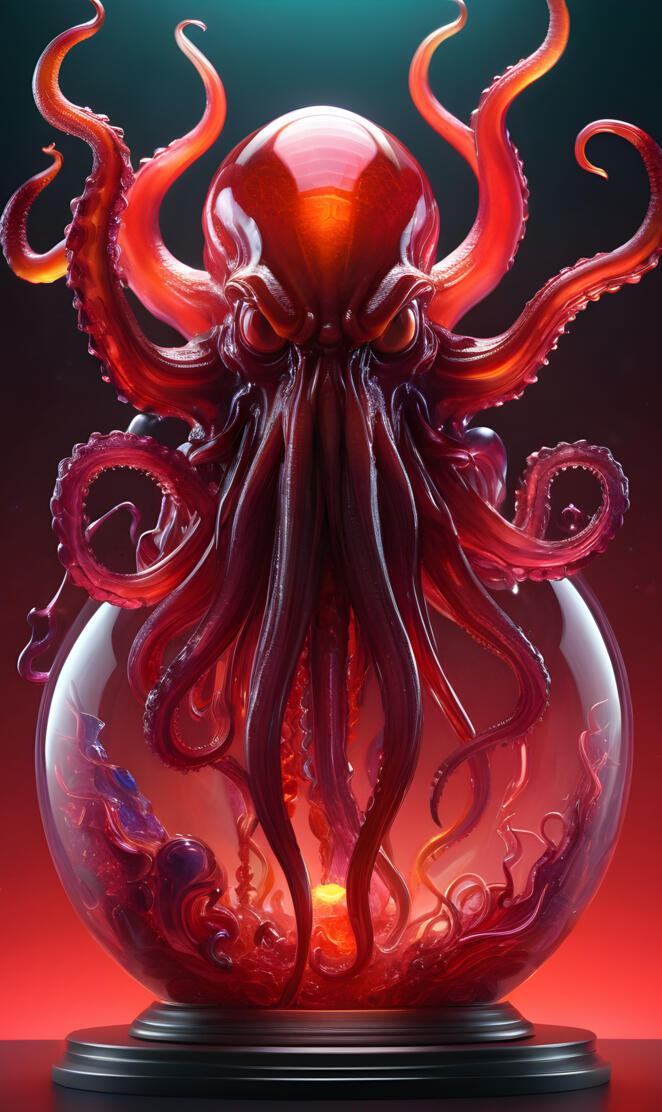 Red Glass Cthulhu