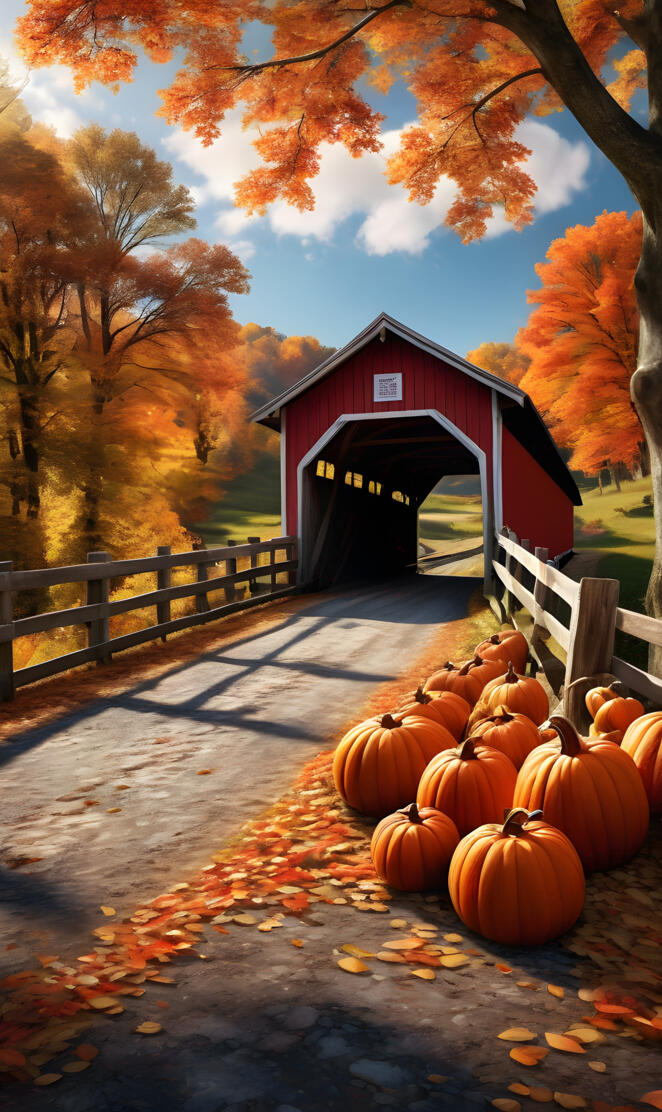 relaxing autumn drive