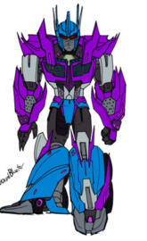 Shattered Glass Optimus prime by Soundblaster
