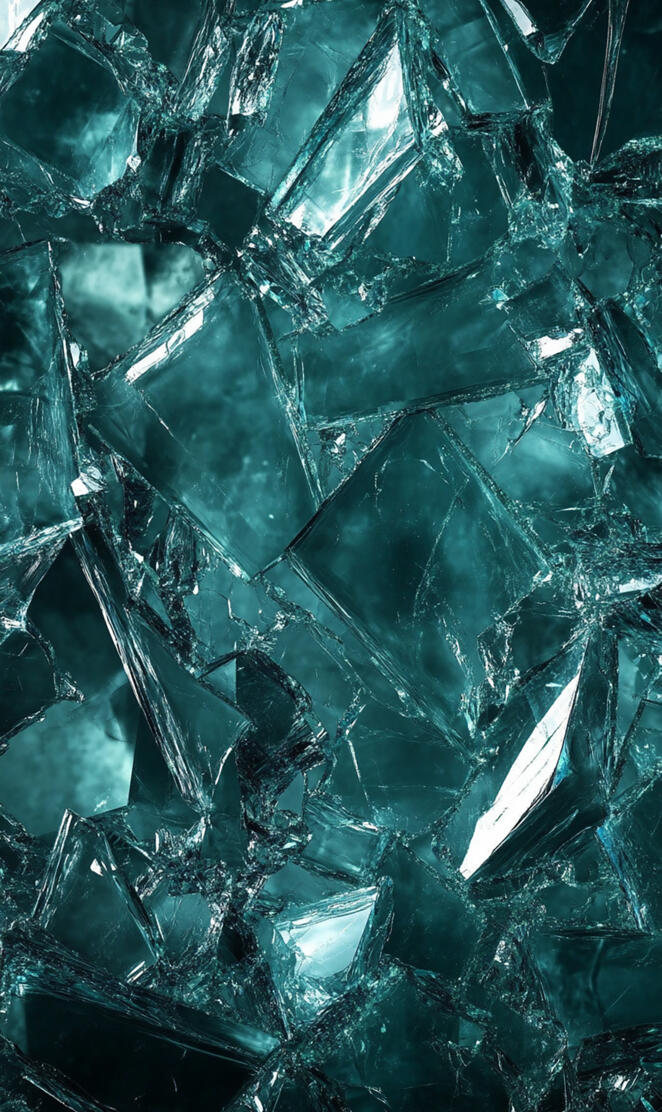 Shattered Elegance Broken Glass Wallpaper