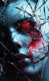 Broken Glass Effect Wallpaper