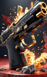 gold dust gun