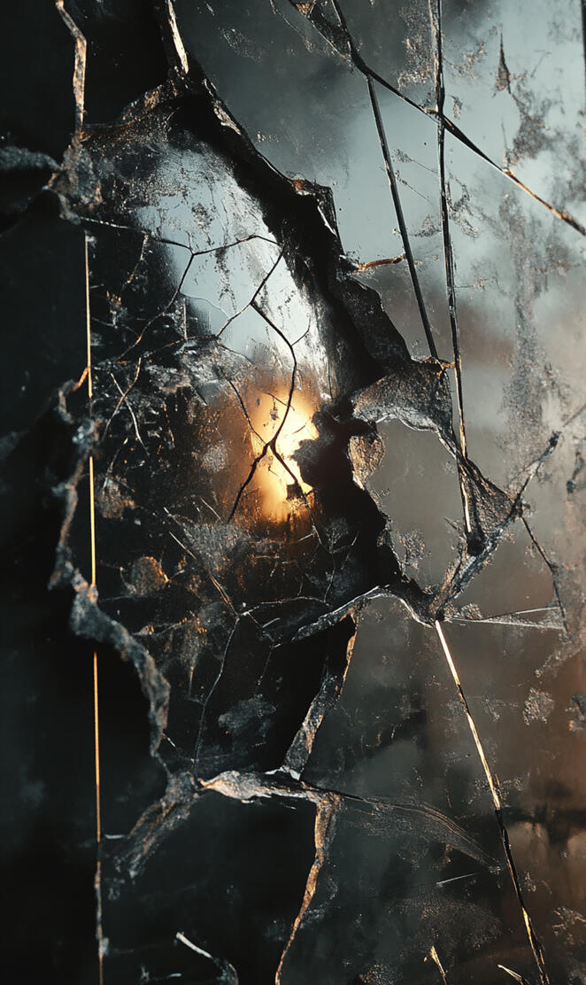 Broken Screen Visual - Realistic Wallpaper