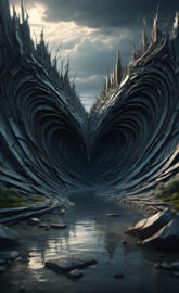 a sculpture of a dragon