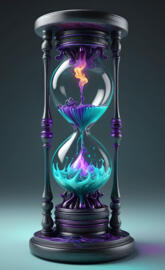 hourglass - time keeps ticking