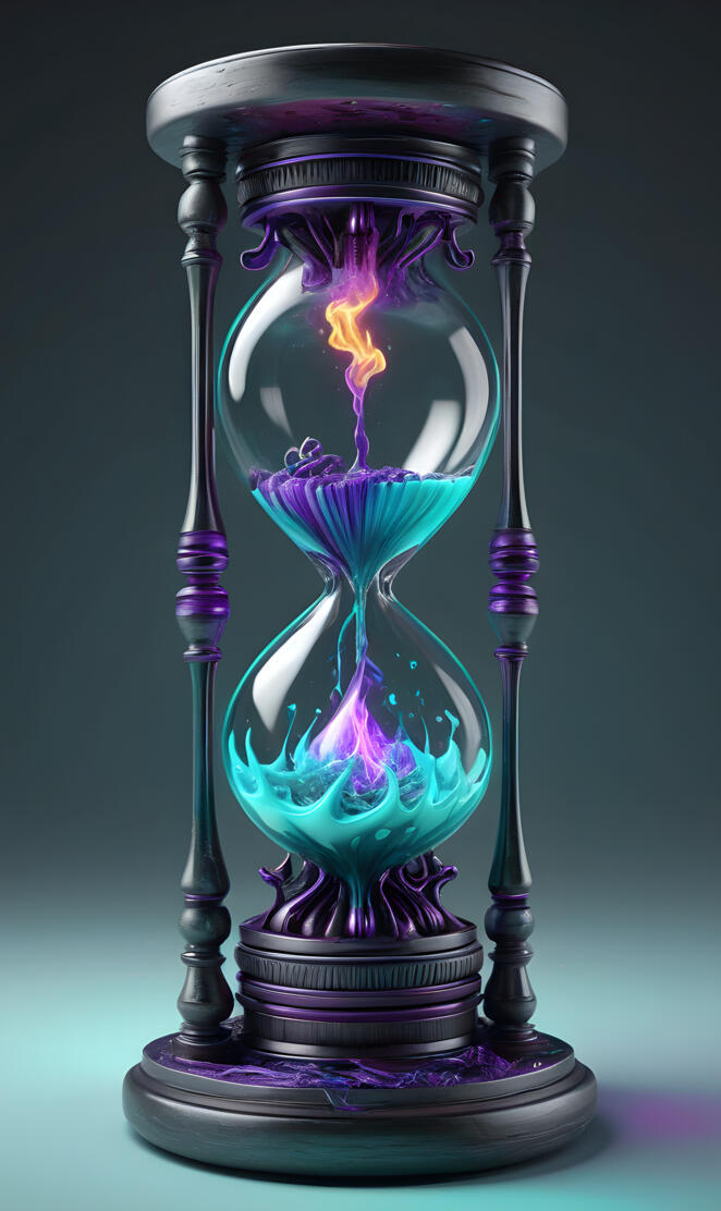 hourglass - time keeps ticking