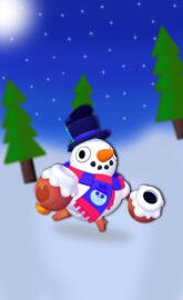 tick hombre de nieve