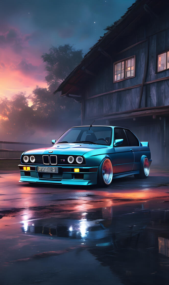slammed bmw m3 e30