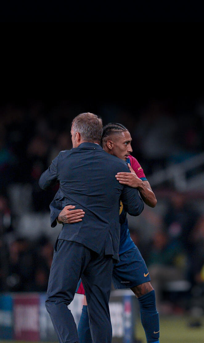 Raphinha Hansi Flick Barcelona