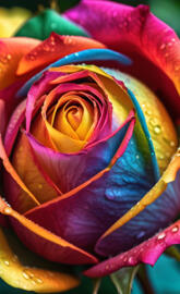 LGBTQ rose