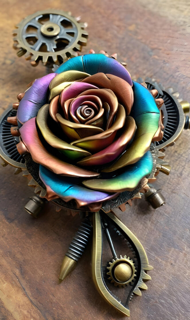 Steam Punk, LGBTQ, rose