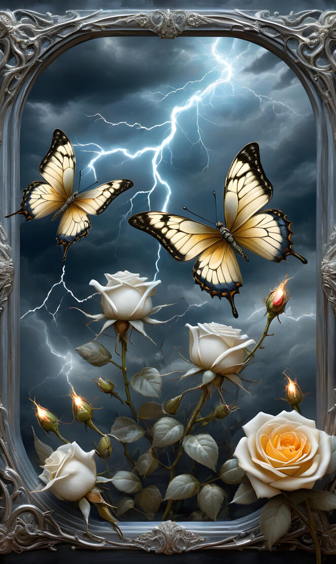 Thunderstorm butterfly