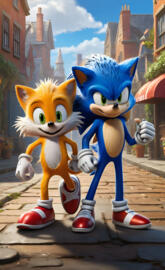 Sonic and tails best buds forever