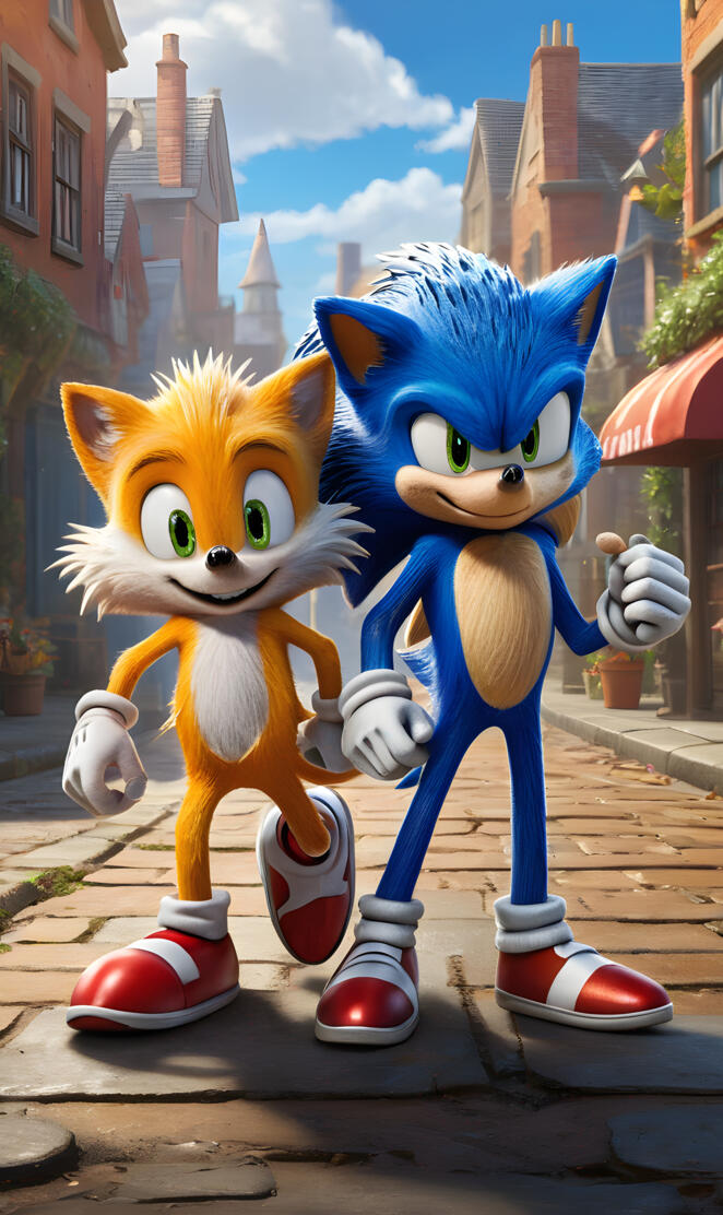 Sonic and tails best buds forever