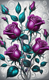 magenta roses wallpaper 🌹