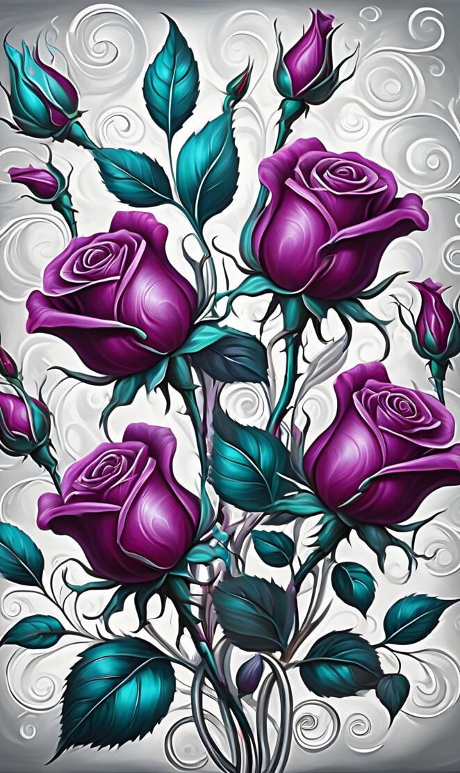 magenta roses wallpaper 🌹
