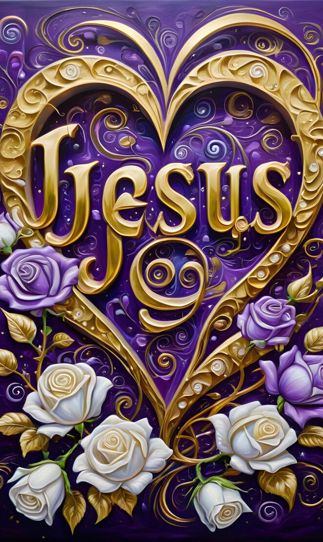 PURE LOVE, TRUE LOVE, JESUS IS KING.