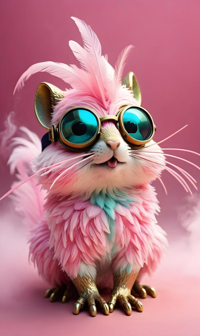 a chipmunk wearing sunglasses