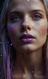 (portrait detailed face world fantasy serious Magical mystic  ) in bud