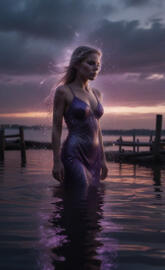 (portrait detailed face world fantasy serious Magical mystic  ) in bud