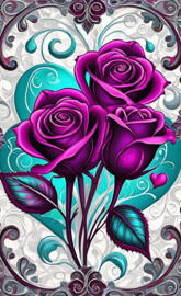 magenta roses wallpaper 🌹
