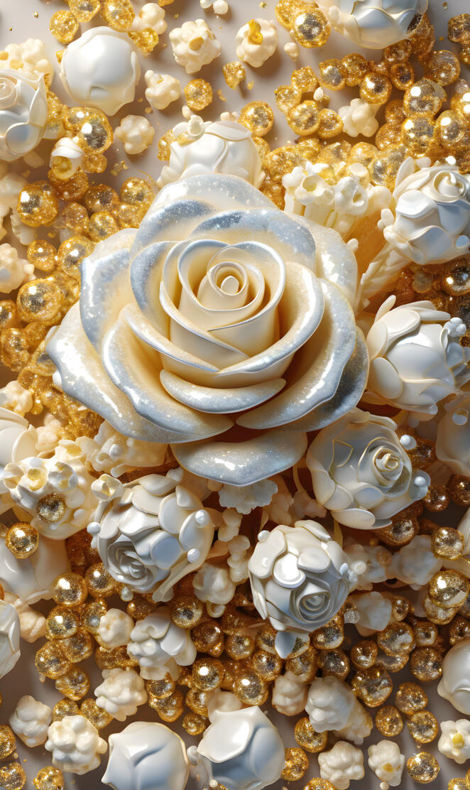 a close up of a flower