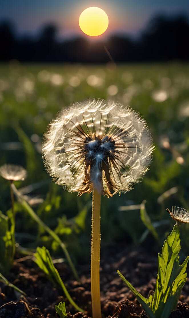 Single Dandelion