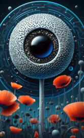 a large circular object with a hole in it