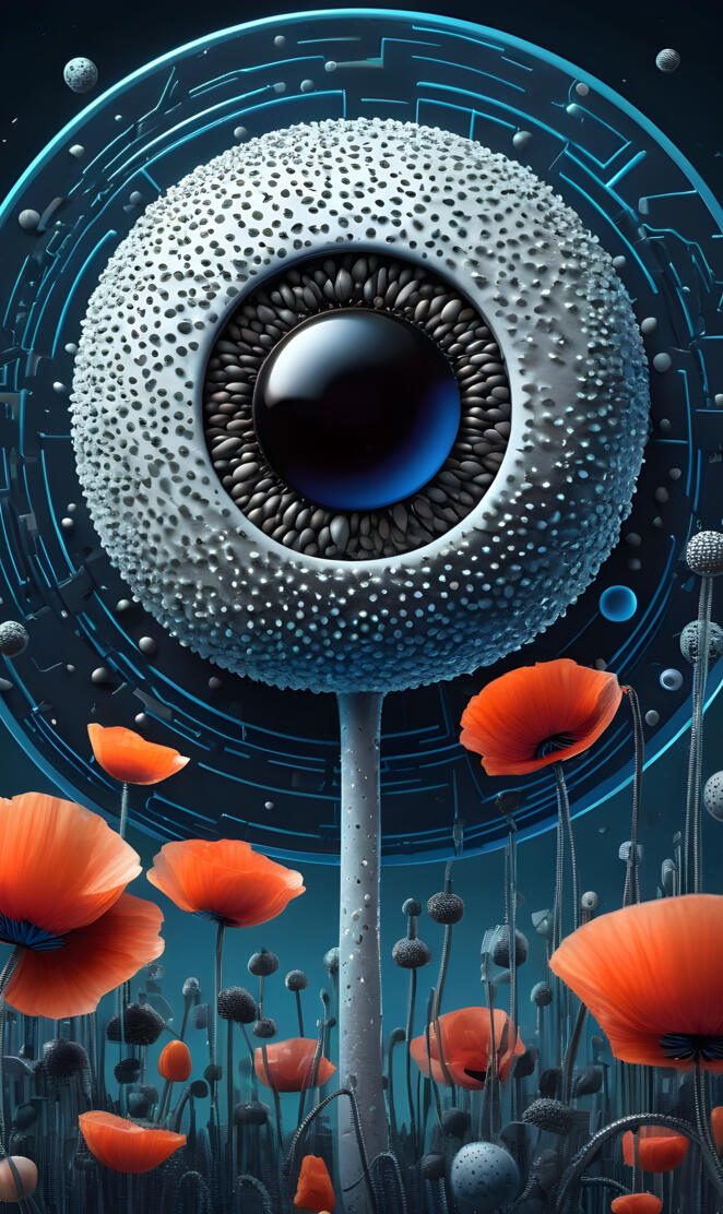 a large circular object with a hole in it