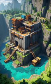 A beautiful Minecraft world seed:34572892778