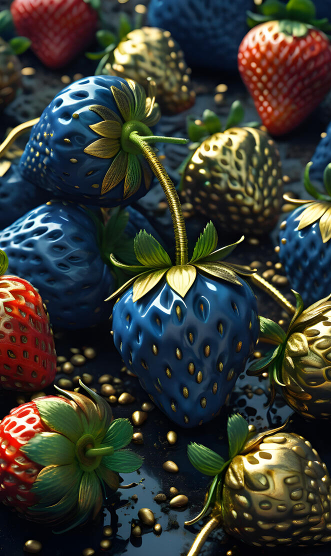 a group of decorated eggs