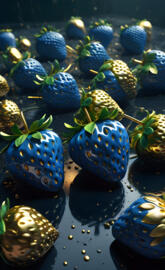 a group of blue and green eggs