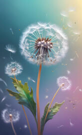 a group of dandelions