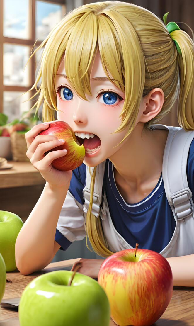 Banana eating Apple