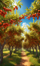peach orchard