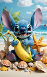 stitch banana