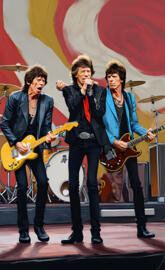 a group of people on a stage