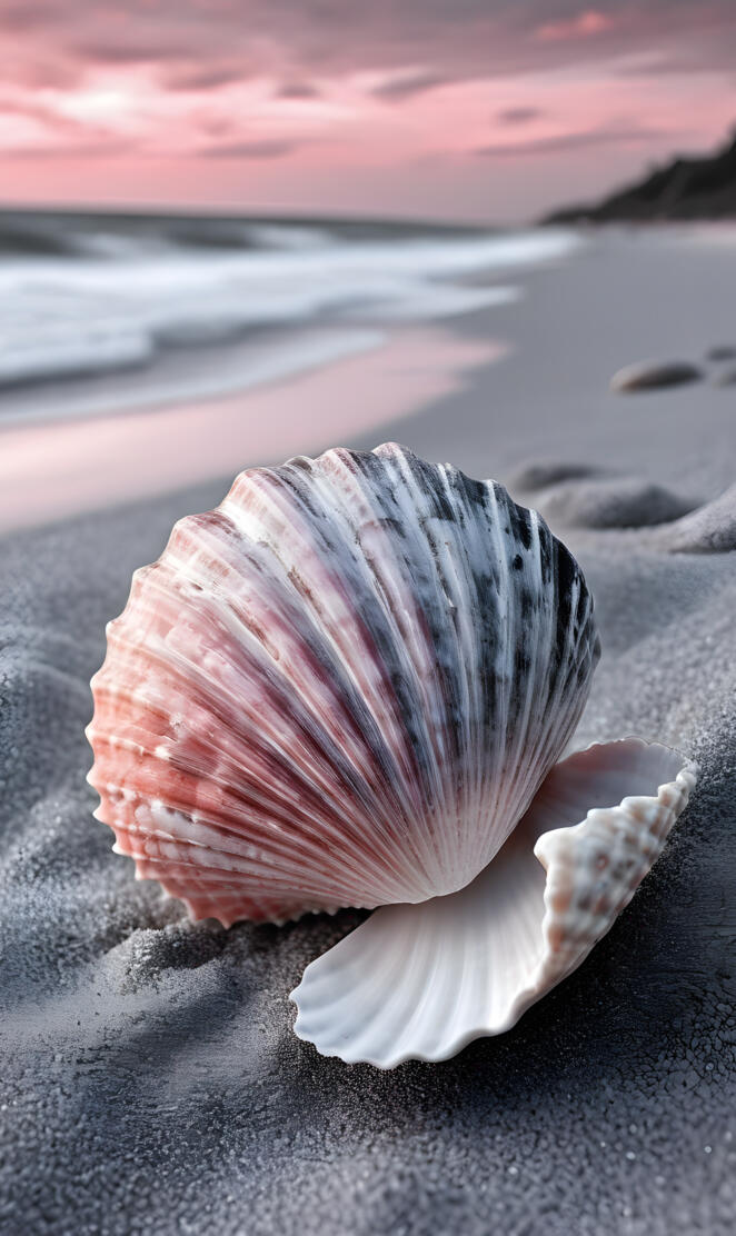 Pink Beach & Shell Photo